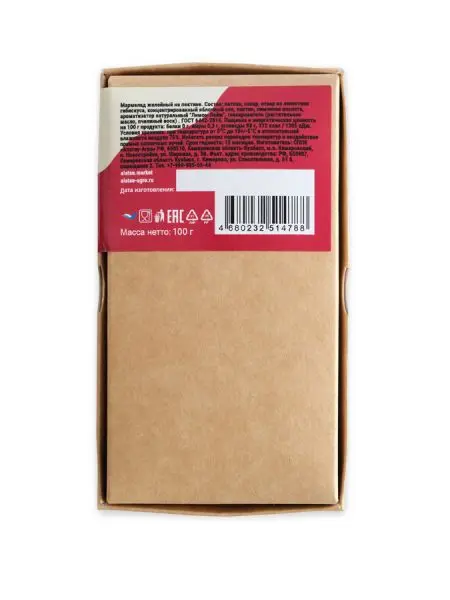 Мармелад цветочный Каркаде в крафтовой упаковке 100 г Мармелад цветочный Каркаде в крафтовой упаковке 100 г